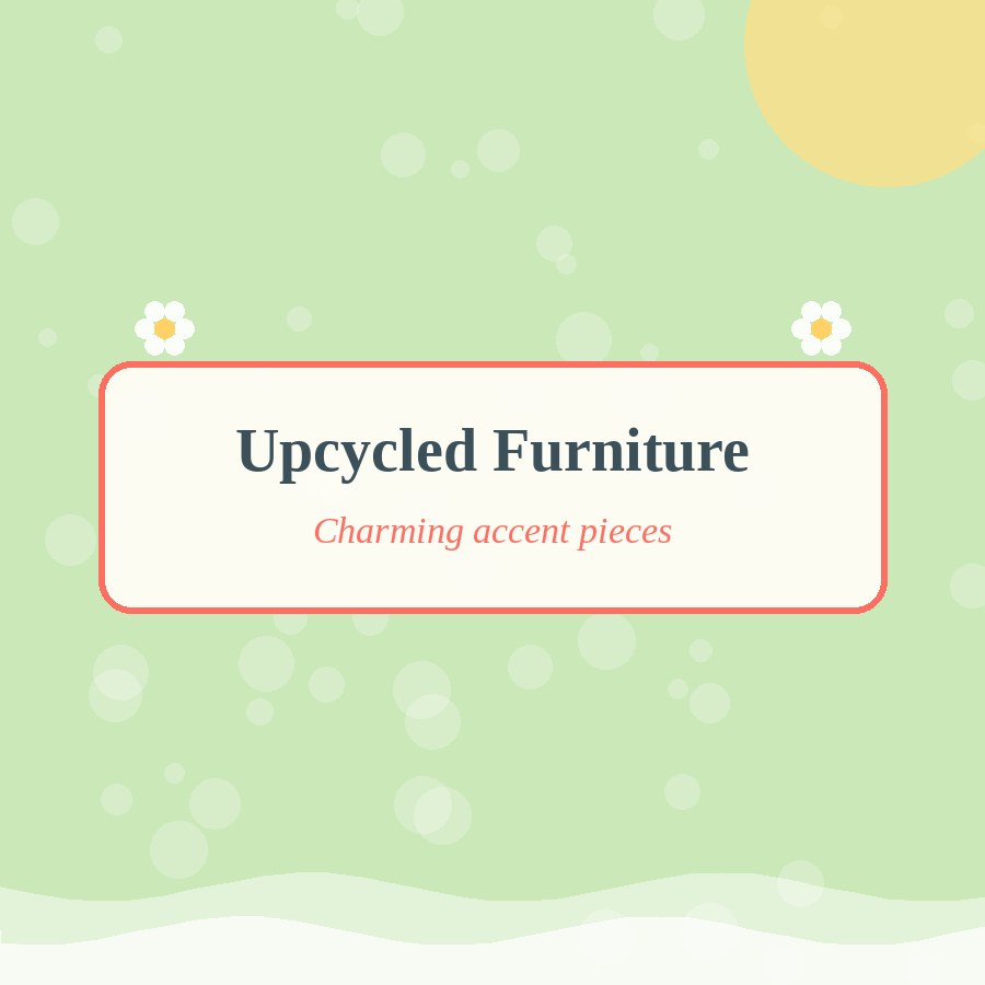 Upcycled furniture placeholder